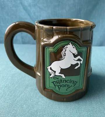 RARE DISCONTINUED The Lord Of The Rings PRANCING PONY Collectable Mug IMMACULATE • £32
