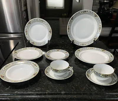 11 Piece Vintage Mepoco Ware Czechoslovakia Floral Dishes • $19.99