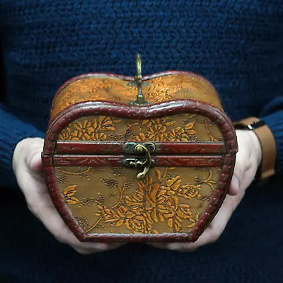 Vintage Handmade Replica Antique Colonial Aged Wood Leather Storage Chest Boxes  • £22.50