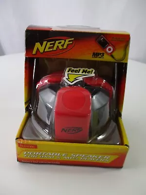 2010 Hasbro Nerf Black Red Durable Portable Speaker For MP3 Players IPhone IPod • $13.99