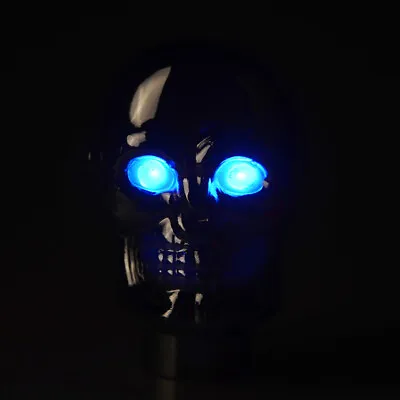 Universal Blue LED Skull Eyes Car Manual Gear Shift Lever Knob Shifter Kit Light • $16.99