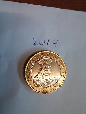 £2 Coin Lord Kitchener 2014.(1914-1918 1st World War )##for The Collector ## • £3.99
