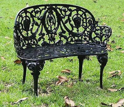 Cast Iron BENCH & CHAIR Neoclassical Versailles Cameo Atlanta Stove Works • $985