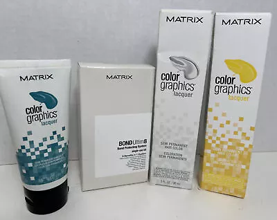 Matrix Bond Ultim8 Protecting System 8 In 1 (1 Use) Plus COLOR GRAPHICS LOT Of 4 • $27