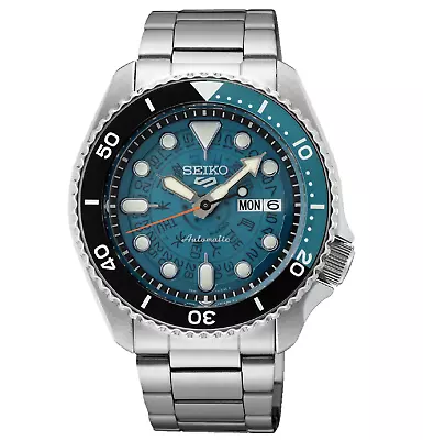 Seiko 5 Sports SKX Sports Style 42.5 MM SS Automatic Blue Dial Watch SRPJ45K1 • $209