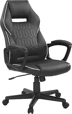 Insignia- Essential PC Gaming Chair - Black • $179.99