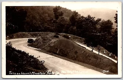 Laurel Mountain Pennsylvania 1940s RPPC Real Photo Postcard Route 50 Turn • $5.28