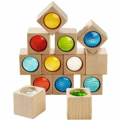 HABA Kaleidoscopic Building Blocks - 13 Piece Set With Colored Prisms • $49.99