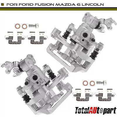 2Pcs Brake Caliper W/ Bracket Rear Left & Right For Ford Fusion Mazda 6 Lincoln • $94.65