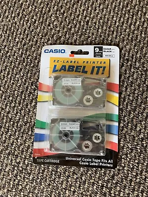 £24.28 • Buy Casio EZ-Label Printer Label It Universal Tape 9mm XR-9X 2C