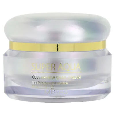 Super Aqua Cell Renew Snail Cream 1.75 Fl Oz (52 Ml) • $25.51