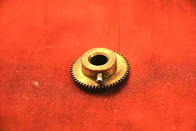 Victor Victrola Crank Windup Talking Machine Phonograph Brass Gear Part Piece • $5