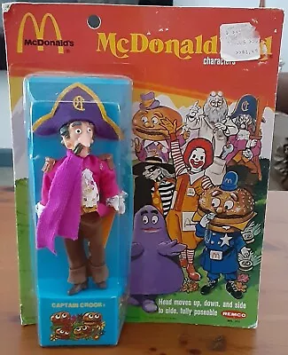 1976 REMCO McDonald McDonaldLand Character CAPTAIN CROOK Action Figure-NIP!!! • $49.95