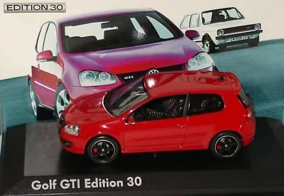 Rare Vw Golf Gti Edition 30 Mark V 5 1k Tornado Red 1:43 Norev (dealer Model) • $372.94