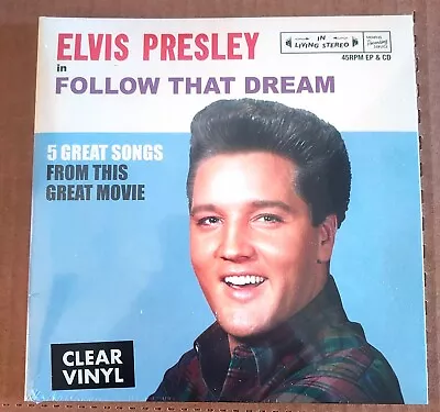 Elvis Presley - Follow That Dream (Living Stereo Masters) CD & Clear EP Sealed!! • $59.99