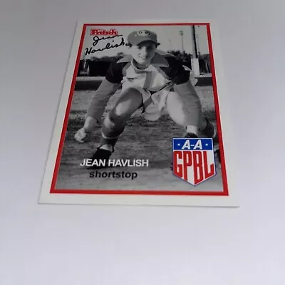 Jean  Grasshopper  Havlish  2011 AAGPBL SIGNED CARD • $5.39