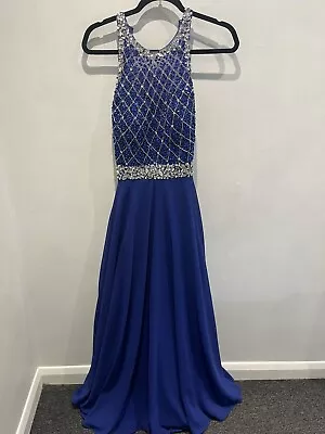 DIY Fashion Blue Prom Dress Size 8  • £25