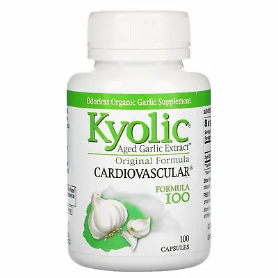 Kyolic Aged Garlic Extract Cardiovascular Original Formula 100 Capsules • $53.20