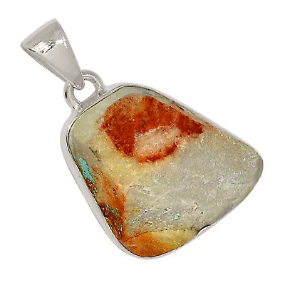 Natural Mexican Turquoise 925 Sterling Silver Pendant Jewelry ALLP-24619 • $15.99