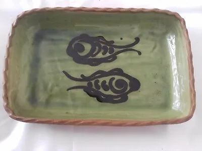 £140 • Buy Winchcombe Pottery Large Early Fish Design Slipware Dish.