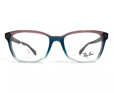 Ray-Ban Eyeglasses Frames RB5362 5834 Clear Blue Purple Square 54-17-140 • $64.99