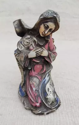 RARE Vintage Antique Statue Virgin Mary Religious Praying Rosary Catholic Church • $350.99
