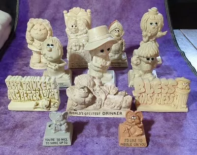 Vintage Russ WALLACE Berries WISE GUYS LOVE YOU Figurines Lot Of 12 Collection • $24.99