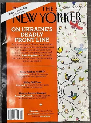 The  New Yorker Magazine - April 15 2024  - Brand New • $10.99