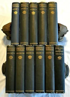 HAKLUYT'S VOYAGES 10 Volumes Travels And Explorations Of The English Nation • $125