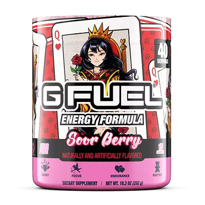 G Fuel Queen Of Hearts 40 Serving Energy Tub • $26.99