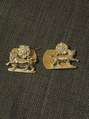 British Army York And Lancaster Regiment Staybrite Collar Badges • £7
