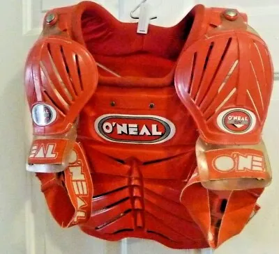 Vintage ONeal Dirt Bike Motocross Chest Protector Armor Size Youth Old School MX • $58