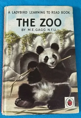 Ladybird    Learning To Read Book   - The Zoo. 1960. M.E.Gagg. FREE P+P • £3.99