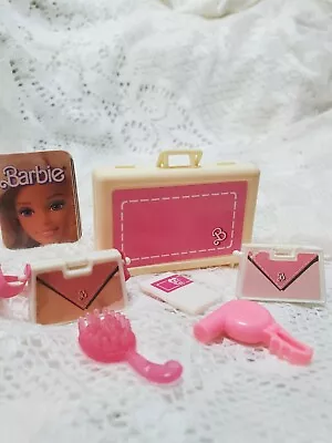 Barbie Doll Vintage Miniature Suitcase Luggage Set  • $8