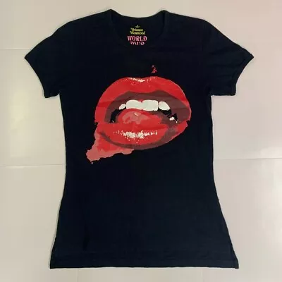 Vivienne Westwood World Tour Rip T-shirt Color Black Size S Women Ladies Fashion • $75