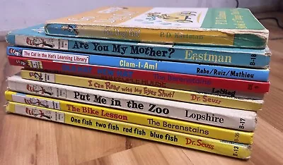 Dr. Seuss Vintage Book Lot Of 9 | Are You My Mother • Cat In The Hat & More 60s • $0.99