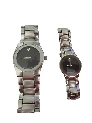 Matching MOVADO LUNO Watches MEN & WOMEN'S Quarts Stainless Steel • $145