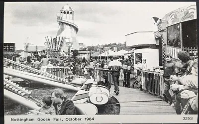 Nottingham Goose Fair Fairground Rides Limited Edition Postcard 1984 • £2.95