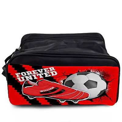 £12.95 • Buy Personalised Manchester Boot Bag Football Sports School PE Gym Kit Gift FB37