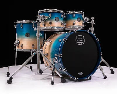 Mapex Saturn 4pc Fusion Shell Pack - Aqua Fade • $1449