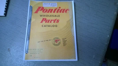 $24.98 • Buy 1937 To 1952 Pontiac Parts Catalog