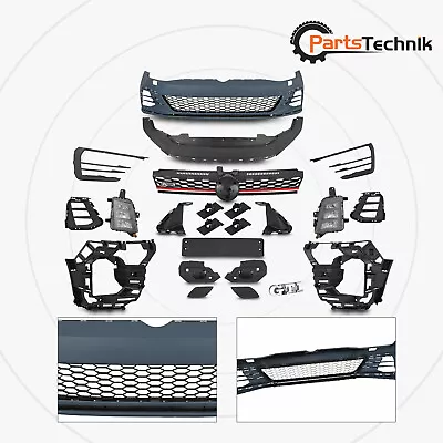 GTI Style Front Bumper Cover Kit For 2017-2020 Volkswagen VW Golf 7.5 MK7.5 • $664.99