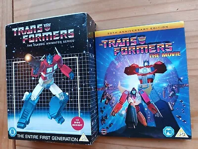 £35 • Buy Transformers Classic Animated Series DVD + The Movie 30th Anniversary Bluray 