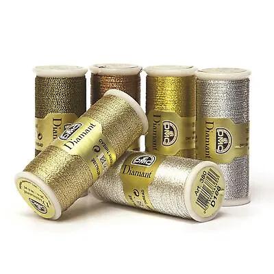 DMC Diamant Metallic Embroidery Thread 35m Spool Cross Stitch • £4.75