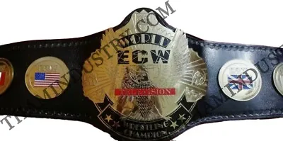 ECW 4MM Outstanding Television Heavyweight Wrestling Championship Belt (Replica) • $274.99
