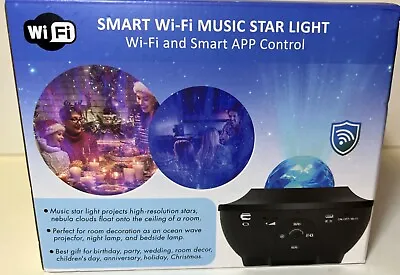 Smart Wi-Fi Music Star Light With Remote • $24.99