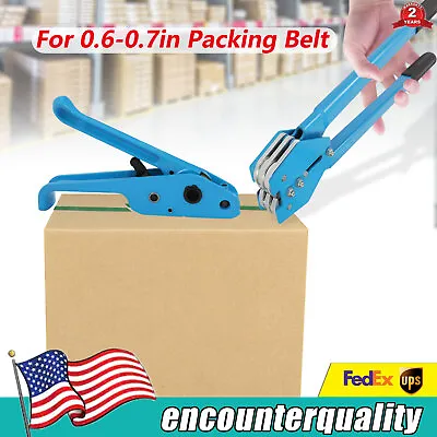 Pallet Packaging Strapping Banding Kit Tensioner Tool Sealer W/ Packing Belt • $76.95