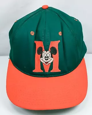 Mickey Mouse Vintage Baseball Cap Orange/Green  • $7.50