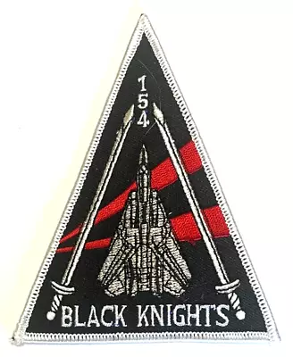 U.s. Navy Vf-154 Black Knights Tomcat F-14 Naval Aviation Triangle Patch (n-6) • $8.59