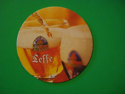 Beer Brewery Coaster ~ ~ LEFFE Biere D'Abbaye Belge Blonde Ale ~ Leuven BELGIUM • $11.24